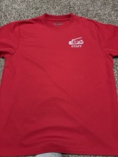 WOODBADGE STAFF SHIRT - Large Red Short Sleeve Unisex - SCOUTS BSA picture