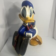 Vintage Disney Donald Duck Suitcase Statue Store Display Large 20” Tall picture