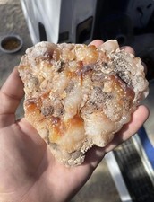 Natural Heart Shaped California Opal Hill Fire Agate Slab picture