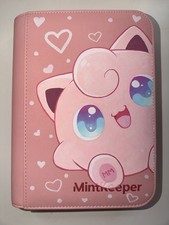 Customised Jigglypuff MintKeeper 4 Pocket Pink Binder picture