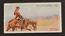 1912 Wills's Historic Events Cigarette Card No. 48 The Retreat from Cabul picture