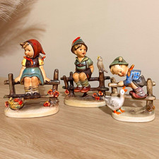 Goebel Hummel Lot of 3 Just Resting Wayside Harmony Barnyard Hero Vintage picture