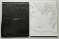 Monster Hunter Art Book Set World & Iceborne Monster Designs 2 books set Japan picture