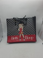 Betty Boop Polka Dot Faux Leather Tote Bag Brand New Rare Sold Out  picture