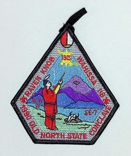 Wahissa Lodge 118 Old Hickory NC 1990 Old North State Conclave Patch BLK Bdr picture