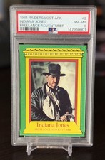 1981 Raiders Of The Lost Ark #2 Indiana Jones Rookie PSA 8 NM-MT  picture