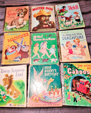 VINTAGE LITTLE GOLDEN BOOK LOT 66 1940s50s60s70s/1955 Smokey Bear 1972 Pinocchio picture