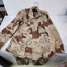 US Army Issued BDU Desert Storm Chocolate Chip Camo Jacket Pants Sz Small Short  picture