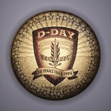 D-Day Normandy 50 Years 1944-1994 Collector's Edition Zippo Lighter w/ Tin Case picture