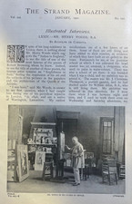 1901 Artist Henry Woods illustrated picture