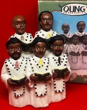 Vintage Young's Inc. African American Black Men's Choir Figurine in Box picture