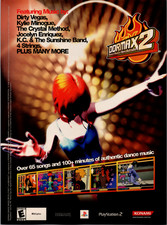Konami DDRMAX2 Dance Dance Revolution PS2 2003 Vintage Print Ad Poster Promo picture