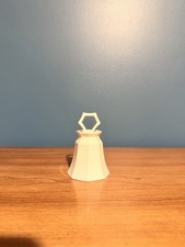 Vintage white ironstone bell by Castleton China in the Independence pattern picture