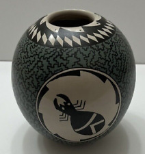 Mata Ortiz Pottery Ivan Martinez Beetle Bug Folk Art Mexico Polychrome Ceramics picture