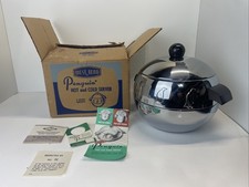 NEW OPEN BOX Vintage 2 Qt West Bend Penguin Hot & Cold Insulated Server MCM USA picture