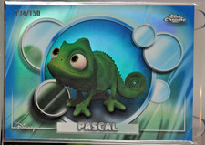 2026 Topps Chrome Disney PASCAL #189 BLUE REFRACTOR /150 Tangled 134/150 picture