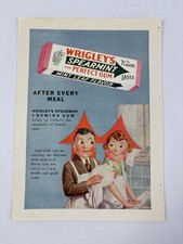 Vintage 1920s Wrigleys Spearmint Chewing Gum Magazine Print Ad Kitchen picture