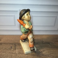 Goebel Hummel Merry Wanderer Figurine As Is Broken Umbrella Tip Repair 11 0 picture