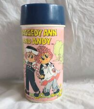 Vintage Raggedy Ann and Andy Thermos Bottle 1973 Aladdin picture