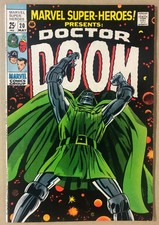 Marvel Super-Heroes #20 (1969) | 1st solo Dr. Doom + Valeria | VF - | 7.5 | NICE picture