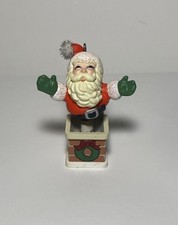 2001 Hallmark Keepsake Ornament Springing Santa Christmas picture