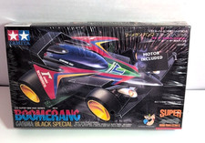RARE TAMIYA BOOMERANG GAMMA BLACK SPECIAL SUPER MINI 4WD SERIES NO.6 1/32 - NEW picture
