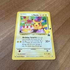 Pokemon Birthday Pikachu 24/53 Celebrations Classic Collection Holo NM picture