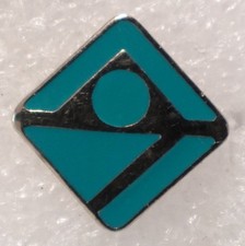 Special Olympics Pinback Button Blue Diamond Logo Lapel Pin picture