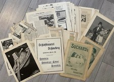 Vintage German Ads Sheets Magazines Pages 1900s 1910s Lot of 80 Old Antique picture