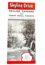 Front Royal Virginia Skyline Caverns 1950's Original Vintage Tourist Brochure picture