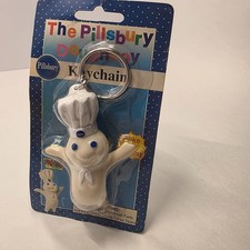Vintage 1996 Pillsbury Doughboy Keychain-New in Pkg picture
