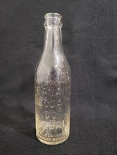 Antique Crown-top Embossed Clear Glass Hawaii Bottle Kauai Soda Company 8 Fl oz picture
