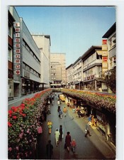 Postcard Stuttgart Schulstrasse Street Germany Vintage picture