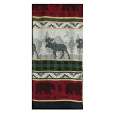 Kay Dee Woodland Moose and Bear Jacquard Towel Set of 2 picture