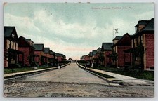 Gilmore Ave Trafford City PA 1909 Postcard Street Scene Houses picture