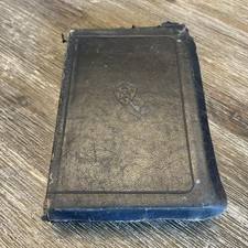 Vintage Saalfield Holy Bible KJV Minion Pocket Edition Order of Builders 1929 picture