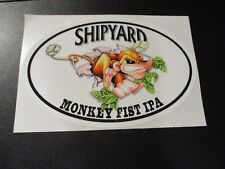 SHIPYARD Monkey Fist Logo STICKER label decal craft beer brewery brewing picture