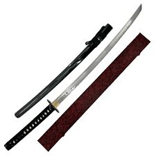41 Last Samurai Hand Forged Full Tang Katana Pin Wheel Design Carbon Steel Blade picture