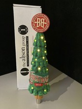 🎄 NIB Breckenridge Christmas Ale Motion Light Up Beer Tap Handle Bar Kegerator picture