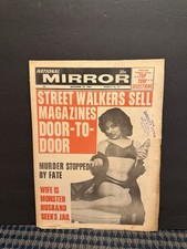 1964 National Mirror Newspaper, Street Walkers Sell Magazines Door-to-Door (10W) picture