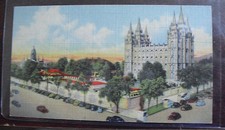 Vintage 1930s - 40s Card Latter Day Saints Temple and Articles of Faith LOOK picture