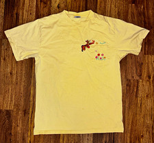 Vintage Disney Store Tigger Embroidered Pocket Shirt Size Large picture