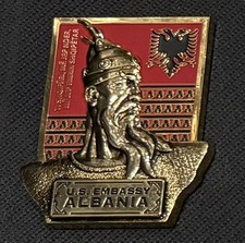 Marine Security Guard MSG Albania US Embassy Ti Shqiperi Me Jep Challenge Coin picture