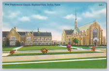 Postcard New Presbyterian Church, Highland Park, Dallas, Texas picture