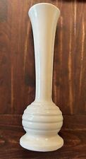 Vintage McCoy Cream Color Art Deco Style Ceramic Vase 8.24”; Made In USA; 700/8 picture
