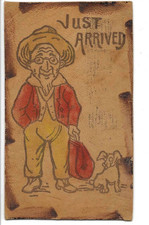 ANTIQUE LEATHER Postcard        