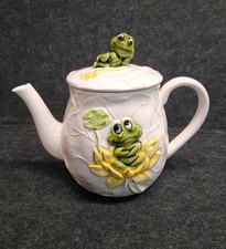 Vtg Sears Roebuck 1978 Neil The Frog Rare Htf Tea Pot With Lid 70s VGC picture