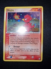 Pokemon TCG Magby 24/109 Ex Team Rocket Returns Reverse (SWIRLED) picture