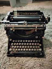 Antique Underwood No. 5 Standard Typewriter 1st Pat Date Feb 6 1912 Works,Video. picture