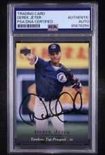 Rare Derek Jeter Signed Rookie 1995 Limited Edition Upper Deck Minors #1 PSA picture